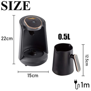 800W Automatic Turkish Coffee Maker Machine Cordless Electric Coffee Pot Food Grade Moka Coffee Kettle for Gift 220V Sonifer