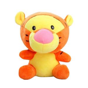 Disney 12-18cm Winnie the Pooh Bear Anime Cute Cartoon Plush Dolls Toys Keychain Pendant Kids Birthday Gift