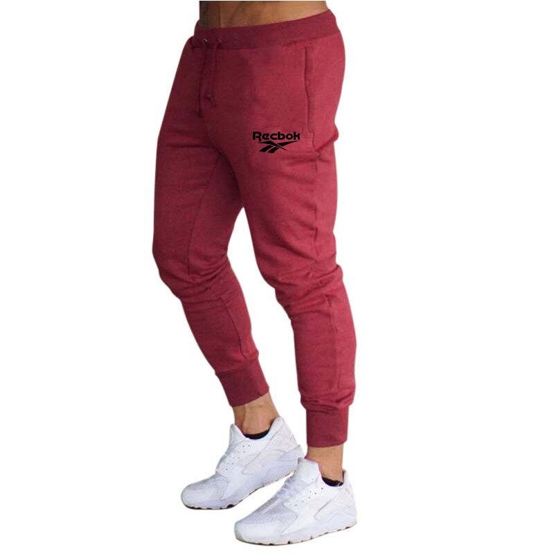 Cotton Print Jogging Trousers Homme Sport Pants Men Fitness Running Pants Sports Tights Gym Training Mens Running Sweatpants