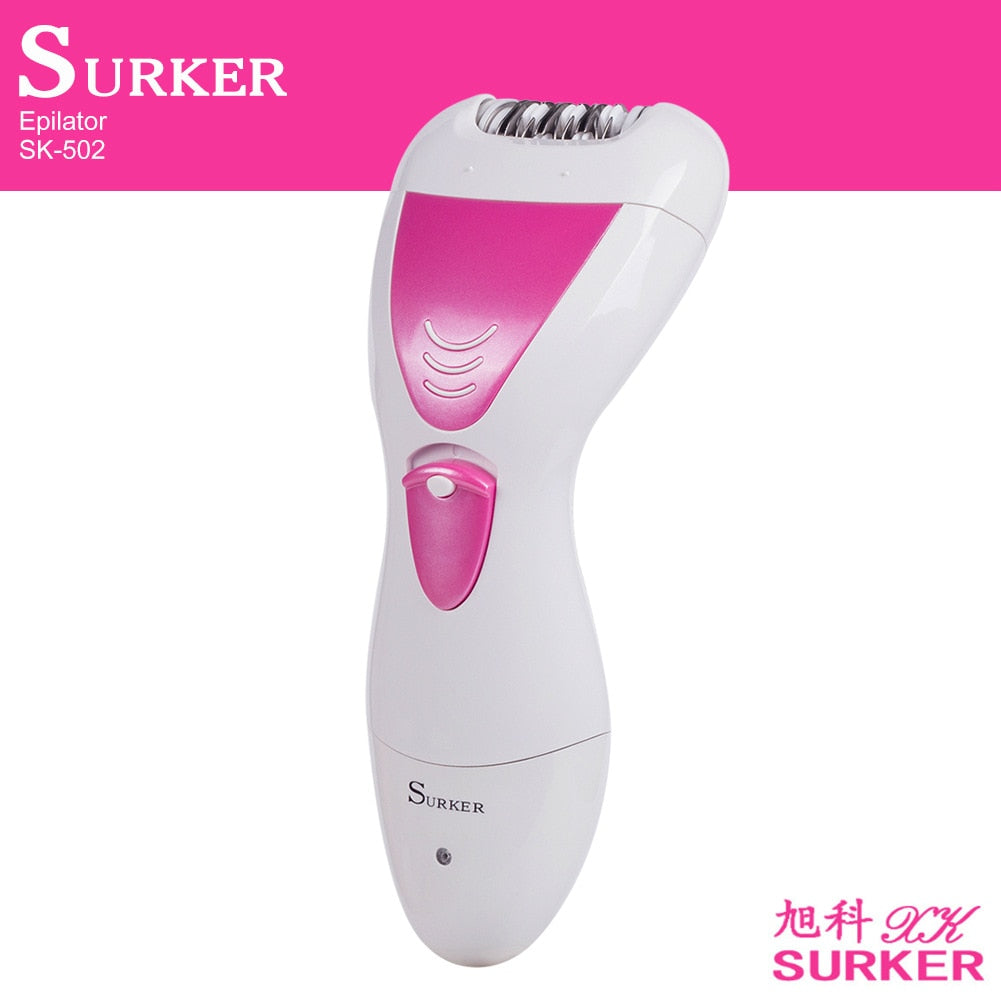 Surker New Products 4-in-1 Rechargeable Foot Grinder Electric WOMEN'S Shaver Multi-functional Epilator Hair Pedicure Device
