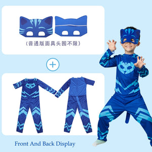 PJ masques Costume Cosplay vêtements Costume enfants jouets noël Halloween Pj masques Catboy Gekko Owlette fête d'anniversaire enfants cadeaux