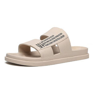 Summer Men Shoes Male Home Indoor Bathroom Slippers Lightweight Men's Slippers Teenager Black Beach Sandals Comfort Man Shoe L13