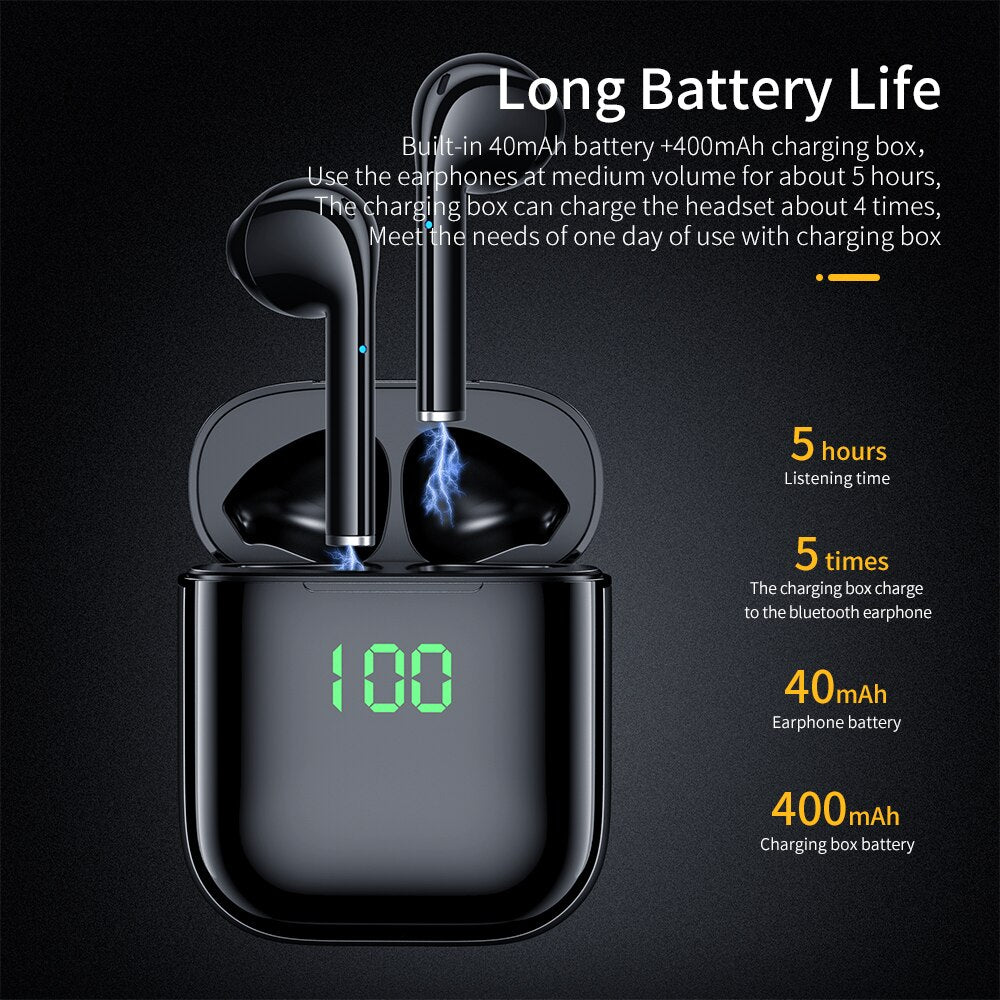 Essager K60 TWS Wireless Bluetooth 5.0 Earphone Headphones True Wireless Stereo Earbuds In Ear Mini Headset Ear Buds For Phone