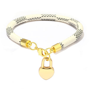 Women Charm Bracelet High Quality Leather Bag Gold Love Pendant Female Bracelet Brand Bracelets For Women Best Gift