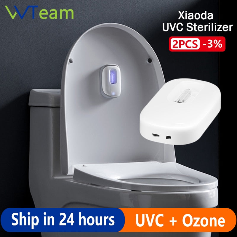 Xiaomi Xiaoda UV Sterilizing UVC+Ozone Auto Sterilization Waterproof Lamp For Household Toilet Disinfect Deodorizer Lights