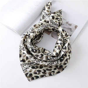 Women Square Silk Scarf Chiffon Satin Lady Hair Neck Foulard  Scarves Shawl Wrap Female Bandana Head Kerchief Hijab Headband