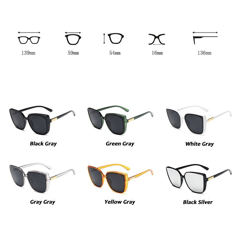 RBROVO Cateye lunettes De soleil design femmes 2020 haute qualité rétro lunettes De soleil femmes lunettes carrées femmes/hommes luxe Oculos De Sol