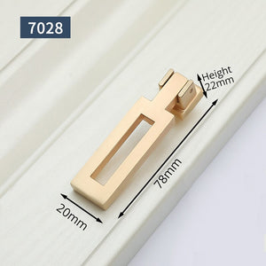 KAK European Style Vintage Gold Cabinet Pulls Solid Zinc Alloy Kitchen Cupboard Handle Drawer Knobs Furniture Handle Hardware