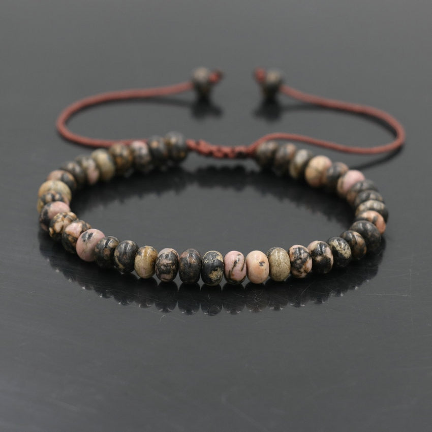 Trendy Abacus Beads Bracelet Men Indian Onyx Stone Women Bracelet Lucky Chakra Friendship Couples Bracelet Female Jewelry Gift