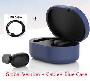 Original Xiaomi Redmi Airdots TWS Xiaomi sans fil écouteur stéréo basse BT 5.0 réduction de bruit robinet contrôle écouteurs AI contrôle