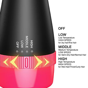 Dropshipping 2 IN 1 One Step Hair Dryer Hot Air Brush Hair Straightener Curler Comb Roller Electric Ion Blow Dryer Brush