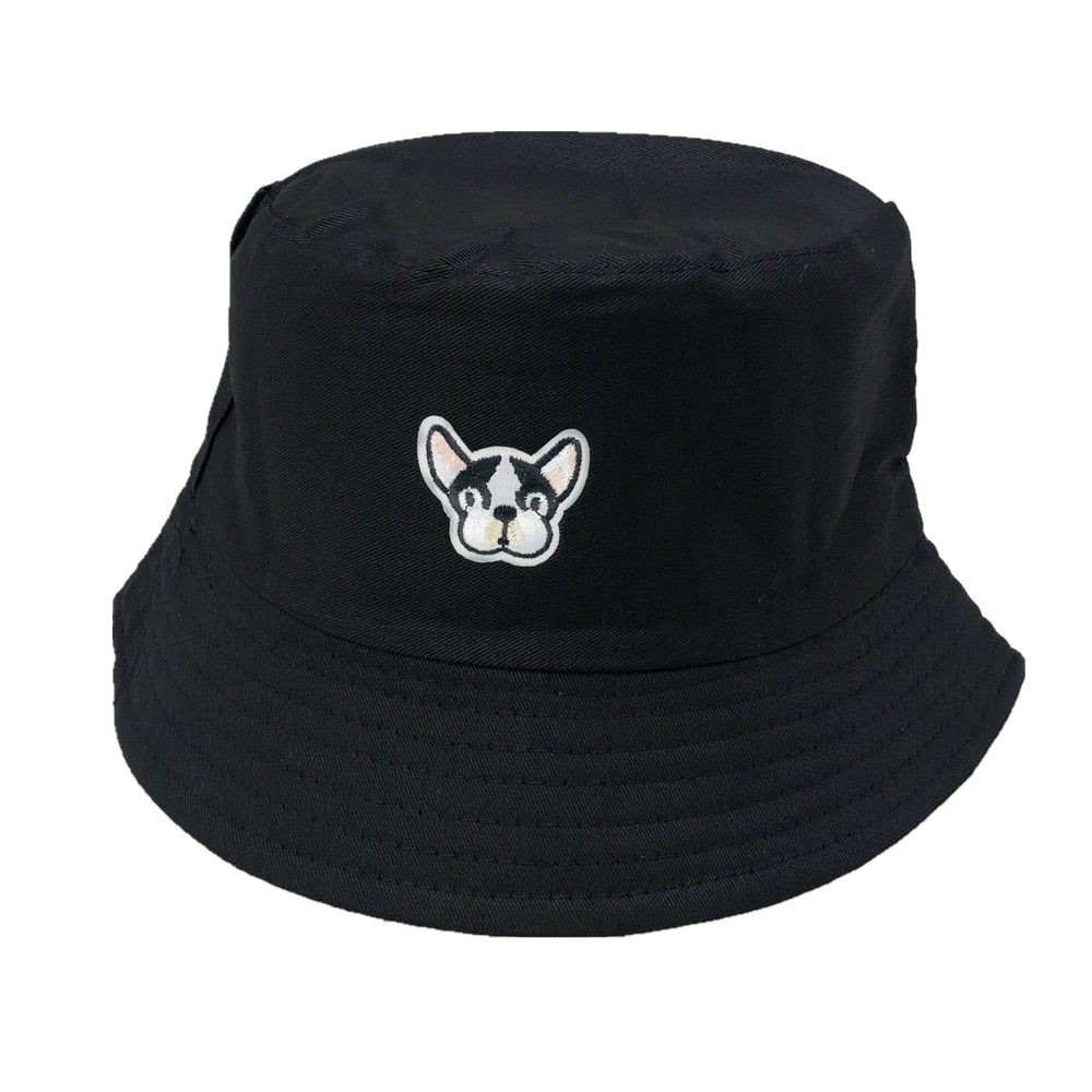 Unisex Embroidered Alien Foldable Bucket Hat Beach Sun Hat Street Headwear Fisherman Outdoor Cap Men and Woman Hat