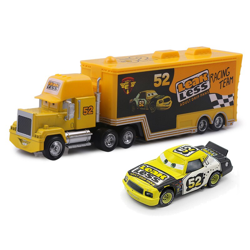 Disney Pixar Cars 2 3 Toys Lightning McQueen Jackson Storm Mack Uncle Truck 1:55 Diecast Model Car Toy Children Christmas Gift