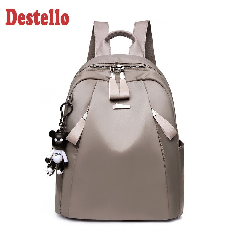 New Fashion COOL Bear Women Backpack Hight Quality Casual Oxford Backpacks Female Larger Capacity Backpack Travel Bag for Women