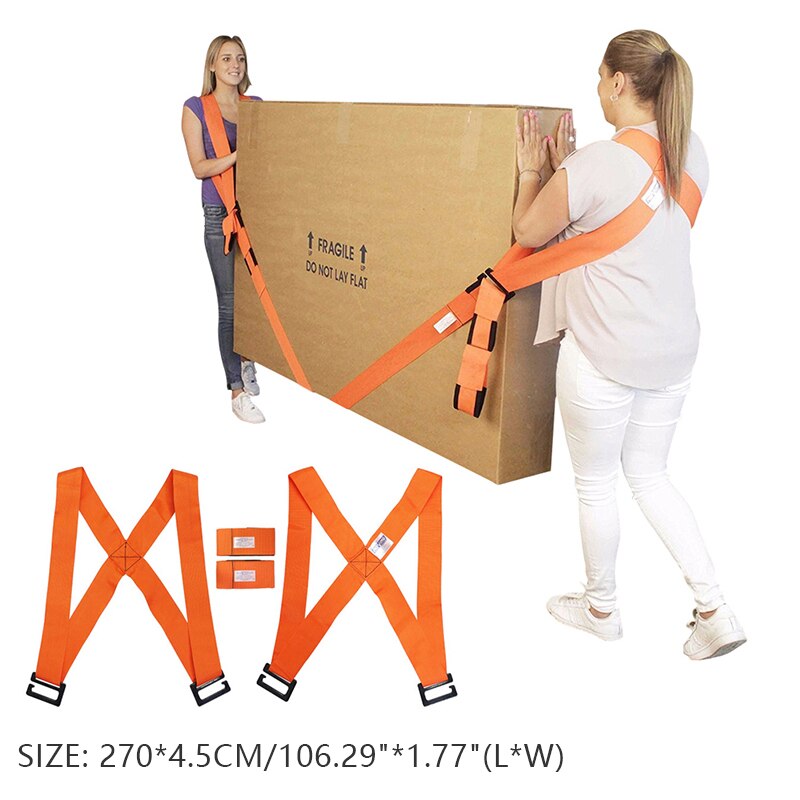 Non-Slip Furniture Moving Strap Wrist/Shoulder Dolly Forearm Forklift Lifting Moving Strap Transport Belt Carry Cords Mover Rope