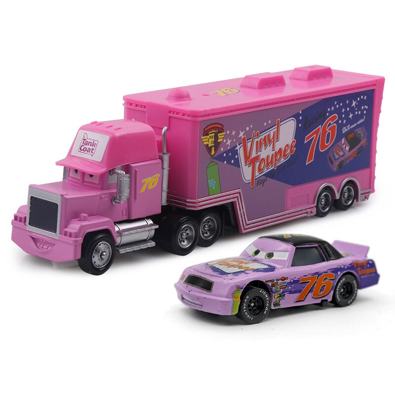 Disney Pixar Cars 2 3 Toys Lightning McQueen Jackson Storm Mack Uncle Truck 1:55 Diecast Model Car Toy Children Christmas Gift