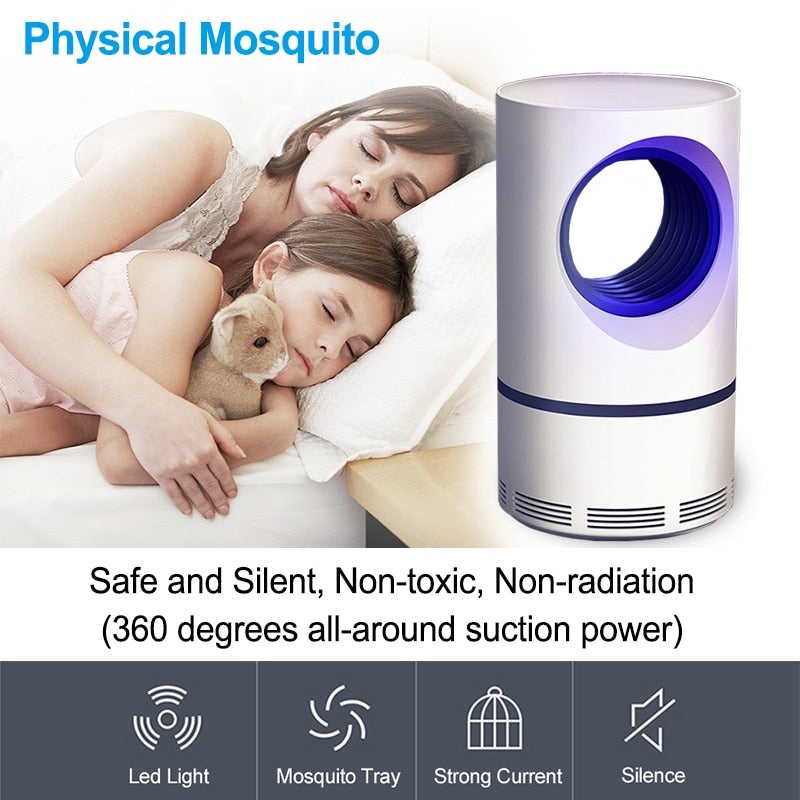 Electric USB Mosquito Killer Lamp Bug Zapper Muggen Insect Killer Anti Mosquito Trap Fly UV Repellent Lamp Outdoor Dropshipping