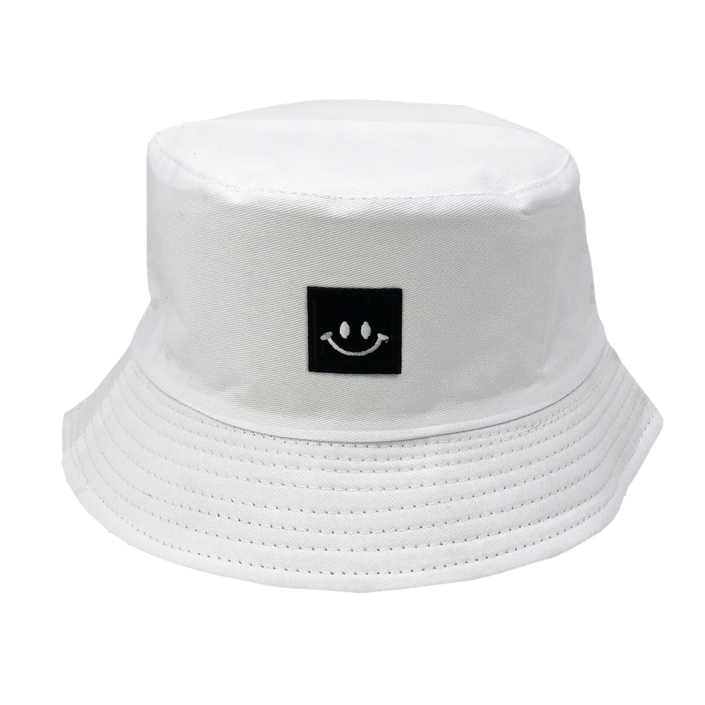 Unisex Embroidered Alien Foldable Bucket Hat Beach Sun Hat Street Headwear Fisherman Outdoor Cap Men and Woman Hat