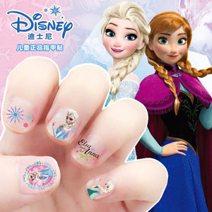 Frozen Princess elsa Anna Makeup Nail Stickers Toys Disney snow White Sophia Mickey Minnie kids Cartoon toys action figure dolls