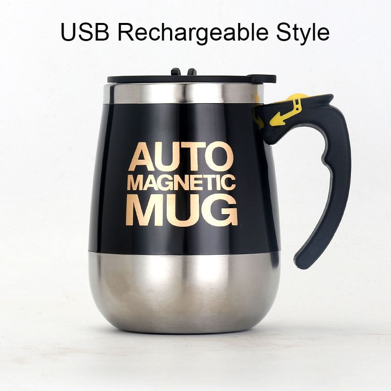 New Automatic Self Stirring Magnetic Mug Creative 304 Stainless Steel Coffee Milk Mixing Cup Blender Smart Mixer Thermal Cup