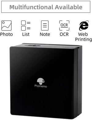 Phomemo Portable M02 Label Printer Wireless Bluetooth Thermal Sticker Pocket Mini Handheld Photo Printer Android IOS Printers