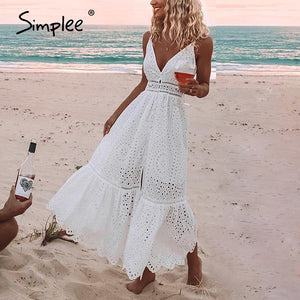 Simple elegant yellow V-neck women's dress spaghetti strap female ruffle cotton dress Summer beach style ladies midi dresses