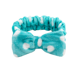 Wash Face Bow Hairbands For Women Girls