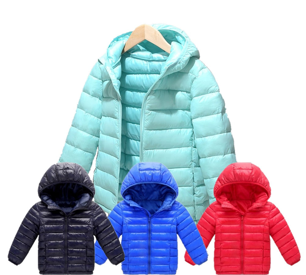 Veste de Sport en coton pour garçons et filles | Vêtements d'extérieur, rembourrés, à la mode, pour enfants