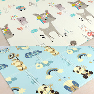 Hipac 200*180cm Baby Play Mat Xpe Foldable With Bag Educational Children's Carpet Kids Rug Activitys Games Toys for Fence Track