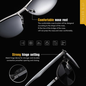 2020 Brand Photochromic Men Sunglasses Polarized Glasses Day Night Vision Driving Sun Glasses For Male Oculos De Sol Masculino