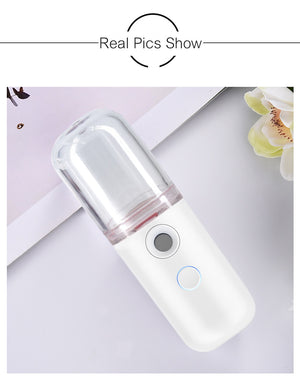 30ML Mini Nano Facial Sprayer USB Nebulizer Face Steamer Humidifier Hydrating Anti-aging Wrinkle Women Beauty Skin Care Tools