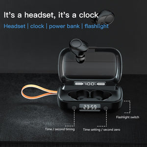 Oringinal Bluetooth Earbuds TWS Headset Wireless Headphones Touch Control HiFI Stereo Earbuds Digital display for sport
