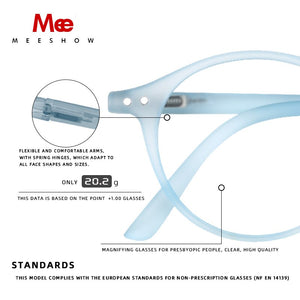Meeshow Brand New Reading Glasses Retro Transparent fashion Eyeglasses Lesebrillen Europe Style Men Women presbyopia Glass 1816