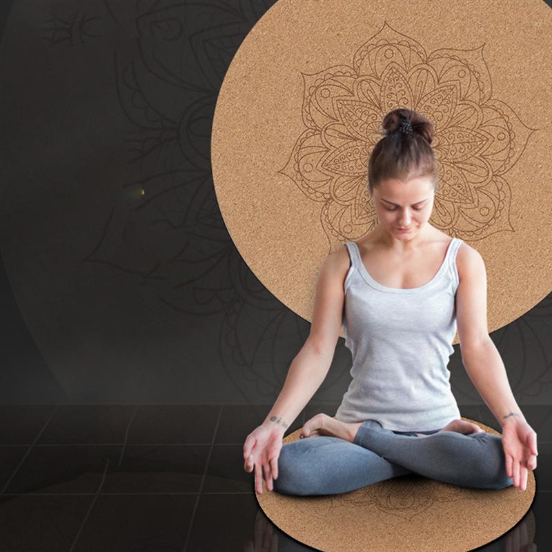 60x60cm Meditation Floor Mat Unique Yoga Floor Mat Mandala Pattern Floor Pad For Home Chic Yoga Pad Yoga Mat For Home Inside