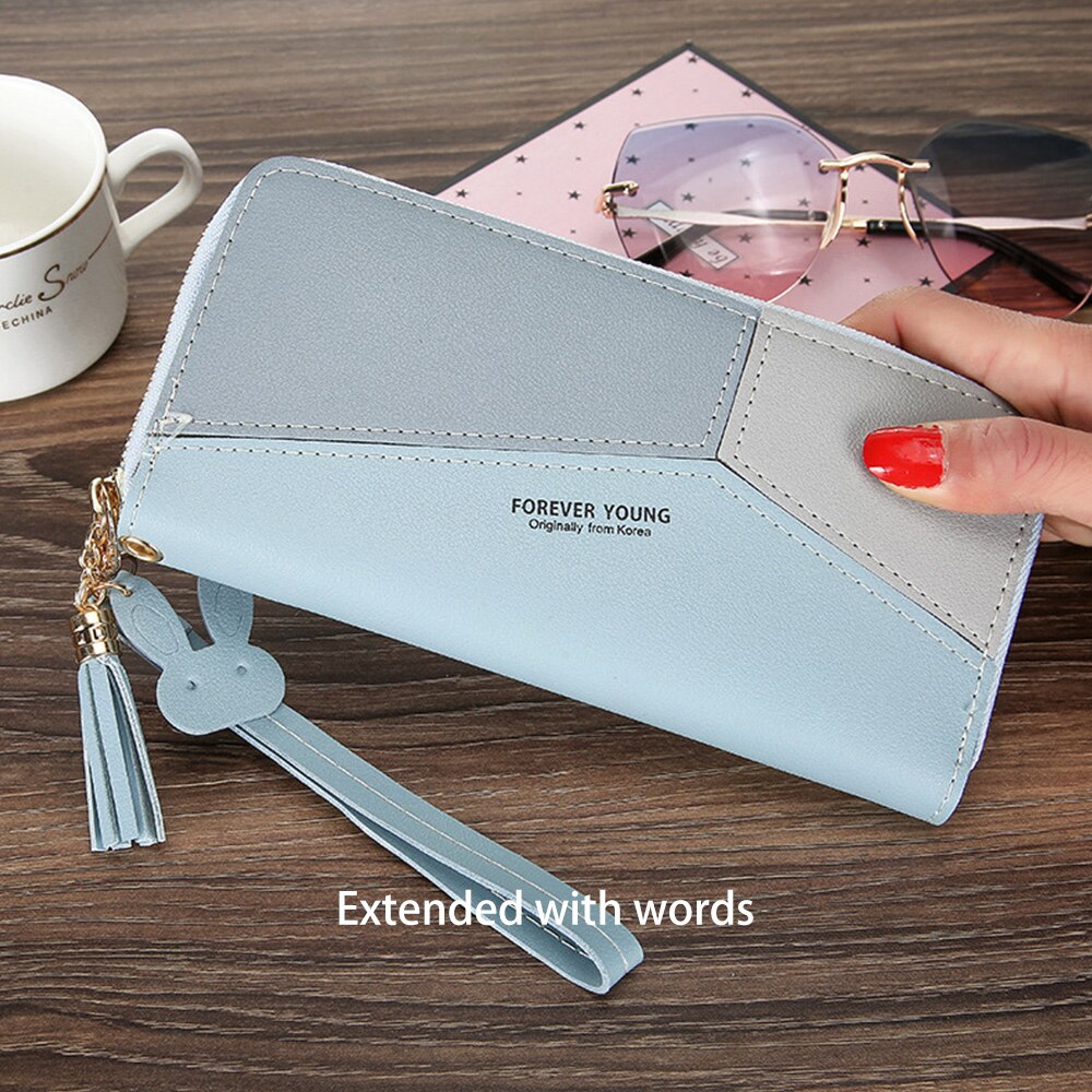Long Women's Wallet Purses Tassel Coin Purse Card Holder