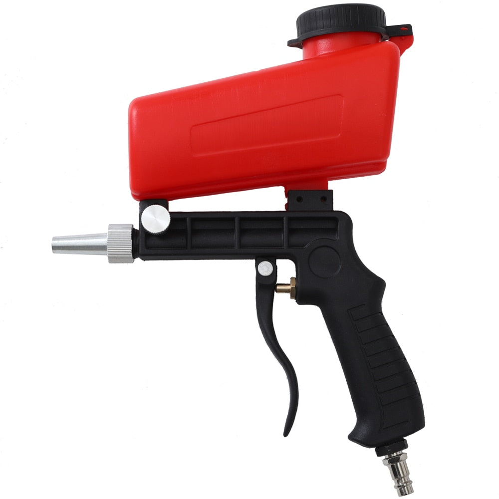 90psi Portable pistolet de sablage par gravité pneumatique petit pistolet de sablage pneumatique réglable sableuse pneumatique