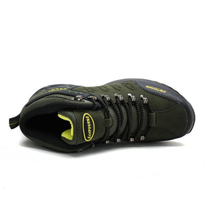 Leather Men Boots Autumn Winter Men Shoes High Top Sneakers Outdoor Male Hiking Boots Work Shoes Ankle Boots Zapatos De Hombre