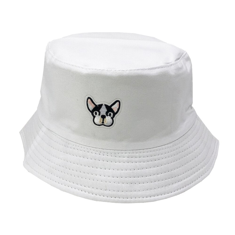 Unisex Embroidered Alien Foldable Bucket Hat Beach Sun Hat Street Headwear Fisherman Outdoor Cap Men and Woman Hat