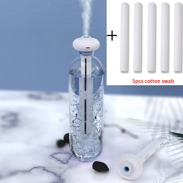 ELOOLE USB Portable Air Humidifier Donut Bottle Aroma Diffuser Mist Maker For Home Office Humidification Detachable