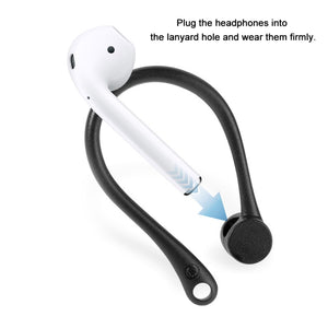 2 pièces Mini Anti-chute Bluetooth casque oreillettes support d'écouteurs pour air-pods 1 2
