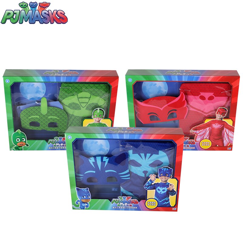 PJ masques Costume Cosplay vêtements Costume enfants jouets noël Halloween Pj masques Catboy Gekko Owlette fête d'anniversaire enfants cadeaux