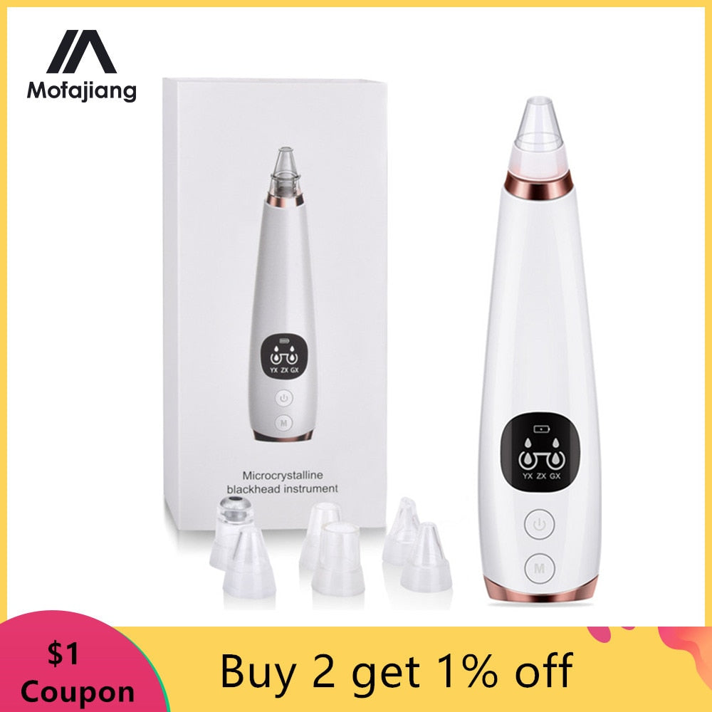 Blackhead Remover Vacuum Pore Cleaner Electric Nose Face Deep Cleansing Skin Care Machine Birthday Gift Dropshipping Beauty Tool