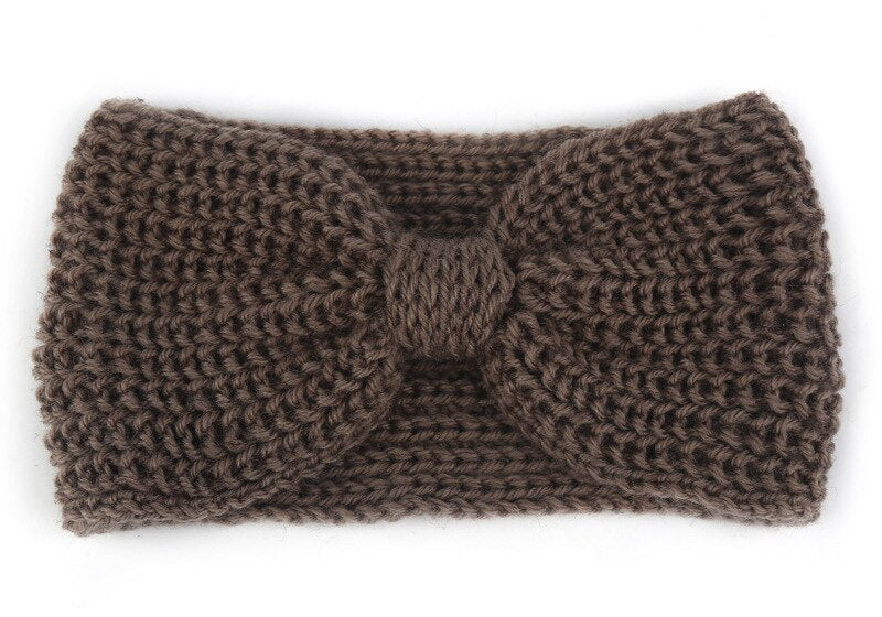 New Knitted Knot Cross Headband for Women Autumn Winter Girls Hair Accessories Headwear Elastic Hair Band Hair Accessories