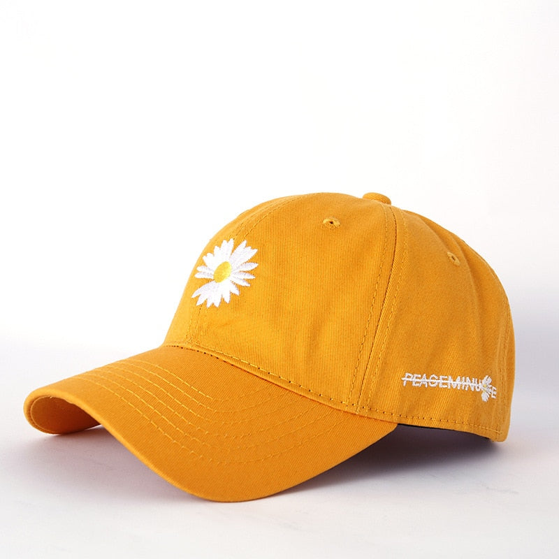 Doitbest 2020 Little Daisies Baseball Cap Hat For Women Men Spring Summer Embroidery Outdoor Lady Girls Sports Caps Snapback