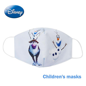 Disney congelé dessin animé bouche masque Anti poussière masque visage princesse Anna Elsa cotons masques pour enfants enfants réutilisables