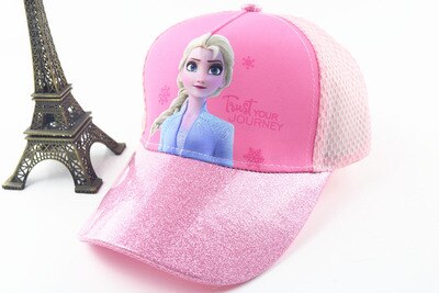Anime Disney Marvel Frozen Mickey Mouse Kids Hat Boy Girl Travel Caps Spiderman Mickey Minnie Baby Caps Figure Gift Toys 2-8Y