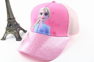 Anime Disney Marvel Frozen Mickey Mouse Kids Hat Boy Girl Travel Caps Spiderman Mickey Minnie Baby Caps Figure Gift Toys 2-8Y