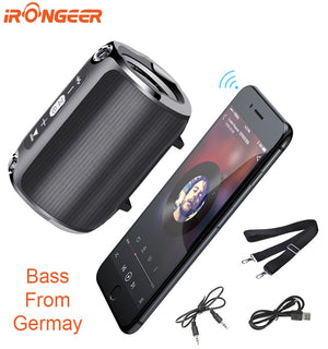 High Power Waterproof Bluetooth Speaker Portable Column Super Bass Stereo For Comuter PC Speakers with FM Radio BT AUX TF USB