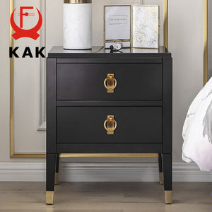 KAK European Style Vintage Gold Cabinet Pulls Solid Zinc Alloy Kitchen Cupboard Handle Drawer Knobs Furniture Handle Hardware