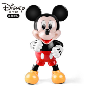 Original Dancing Mickey Mouse with Music Disney Toys Dazzling Shiny Electronic Walking Robot Action Figures Kids Toys 2Y11